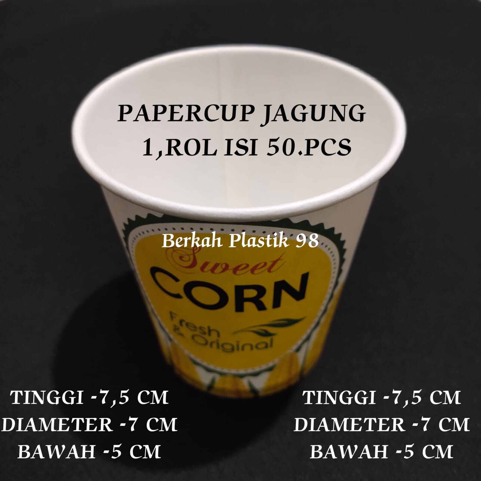 paper cup / papercup kertas / cup jagung, gelas kertas cup jagung ...
