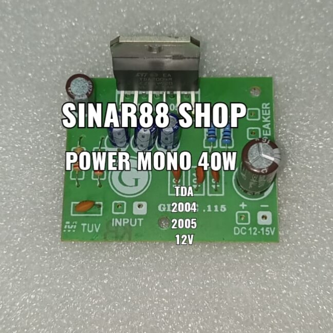 Kit power Amplifier TDA2004/2005 Mono 40 Watt Lazada Indonesia