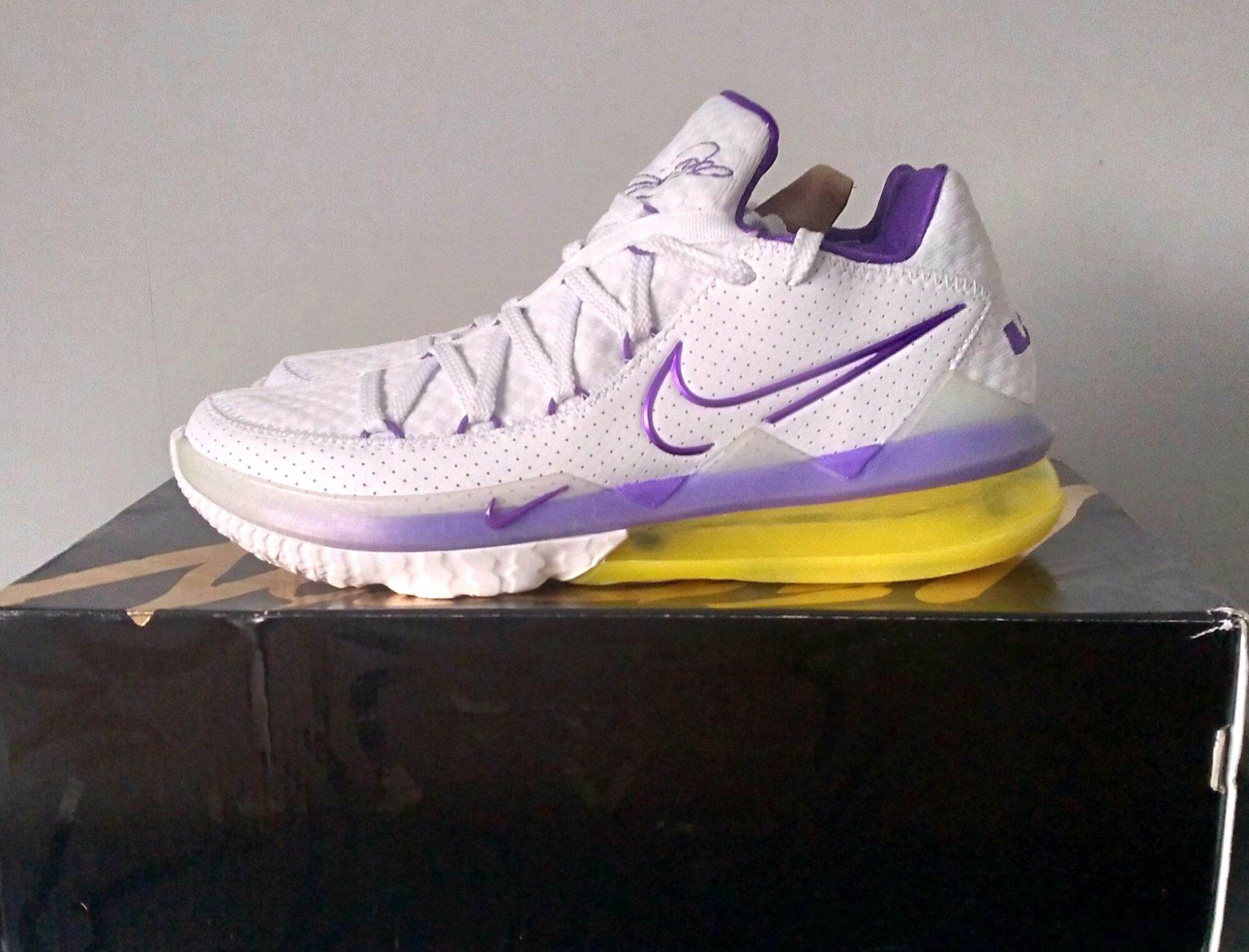 nike lebron lakers