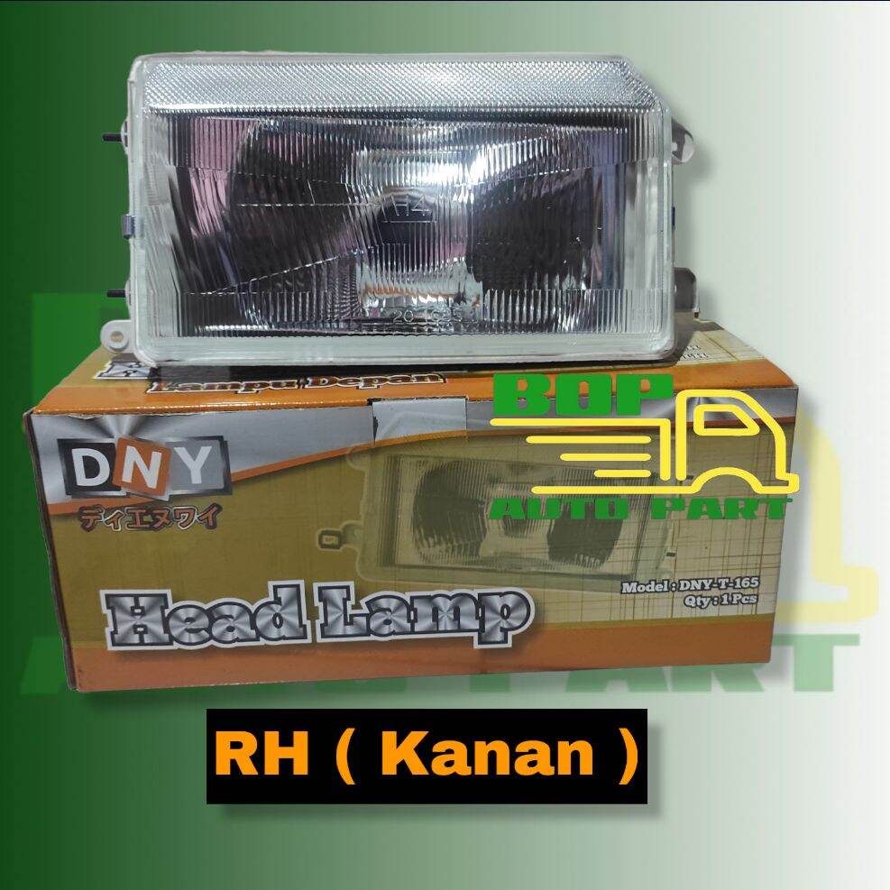 Headlamp Lampu Depan Kijang Grand Kaca Standar Non Kristal Set