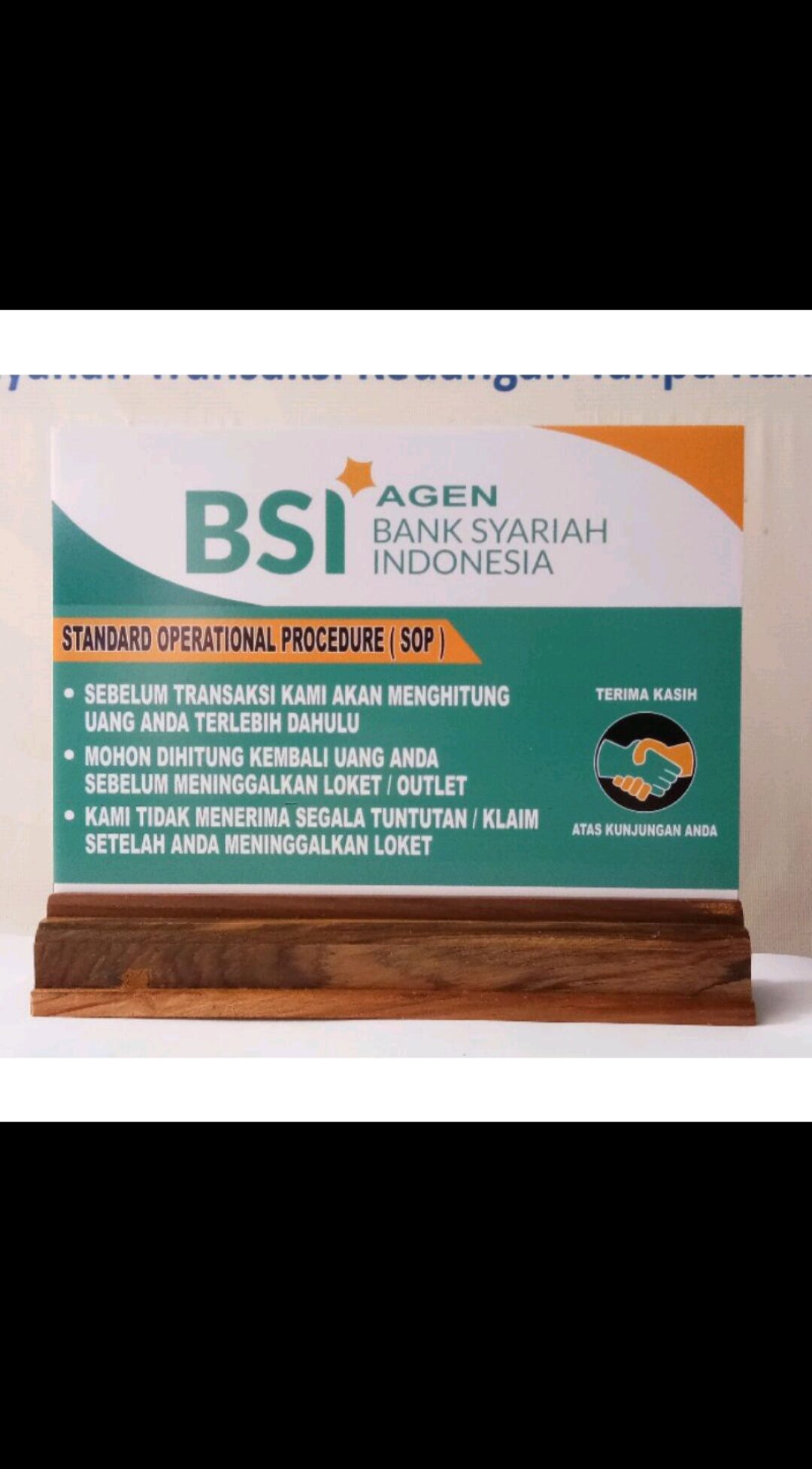HIASAN MEJA SOP AGEN BSI
