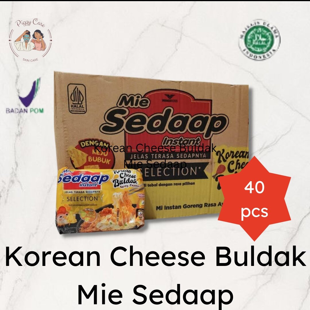 Mie Sedaap Korean Cheese Buldak 1dus Mie Instan Mie Sedap Buldak Mie