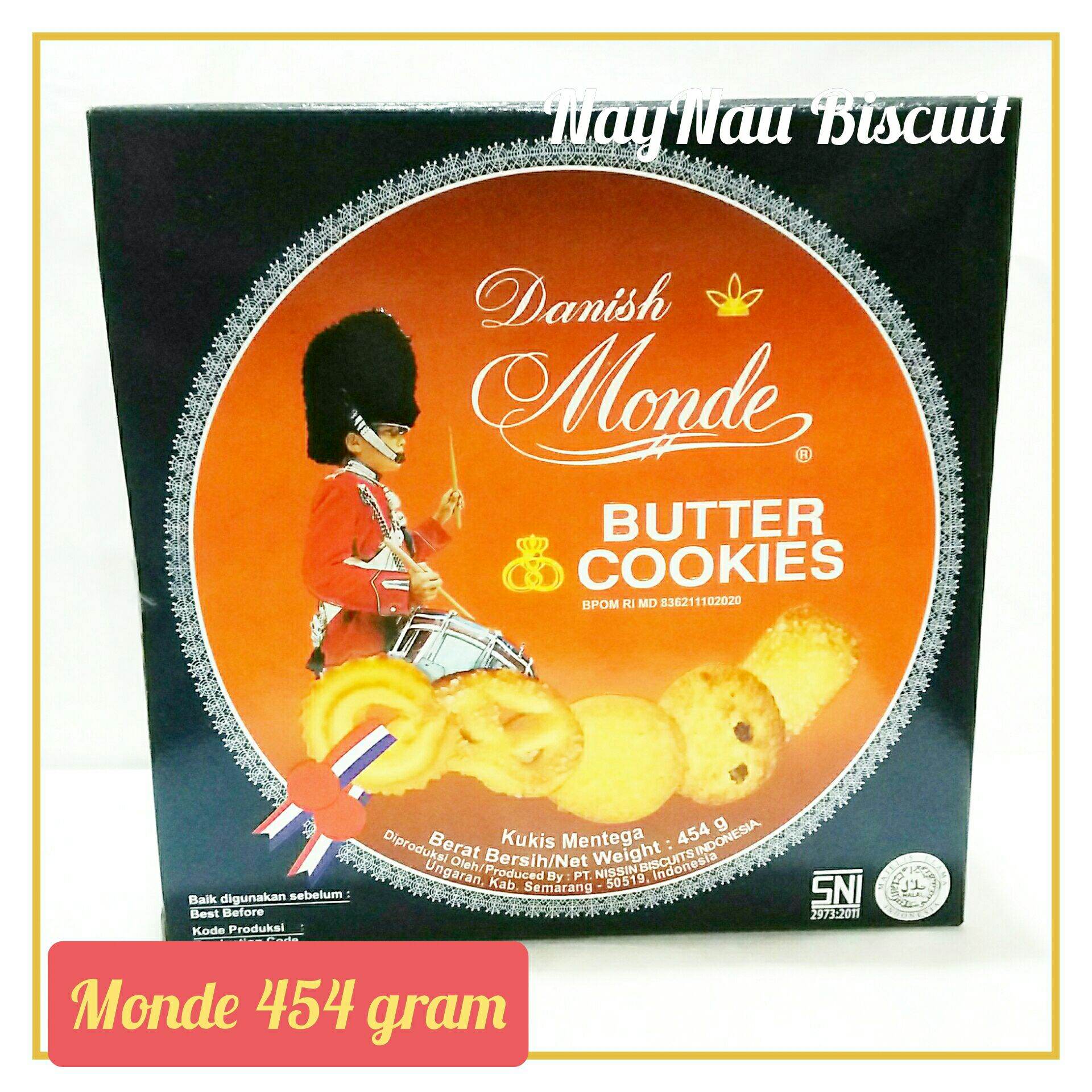 BISCUIT BUTTER COOKIES MONDE 454 gram biskuit aneka rasa kukis mentega Lazada Indonesia