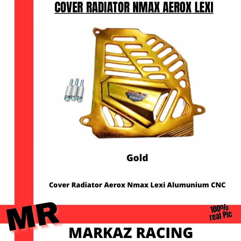 Cover Radiator Aerox Nmax Lexi Tutup Radiator Alumunium CNC 5 Varian ...