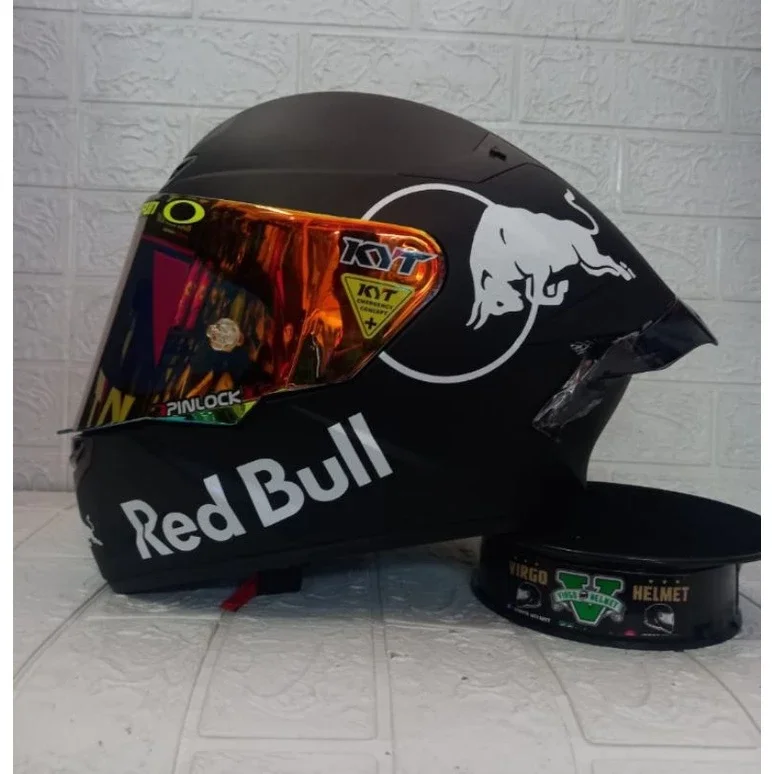 HELM KYT TT COURSE SOLID BLACK MATT PAKET GANTENG REDBULL SNI DOT ORIGINAL Harga 1,745,000 rupiah*Gratis Ongkir