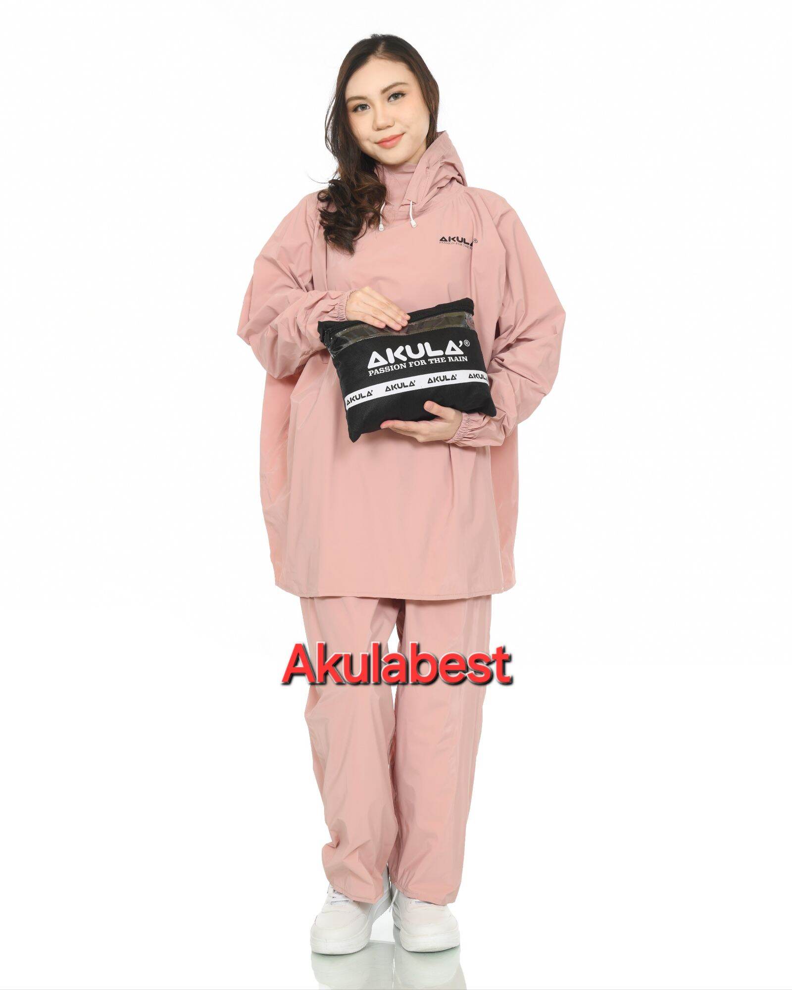 Anti-dirt zipper Akula raincoat hodie Harga 72,688 rupiah*Gratis Ongkir