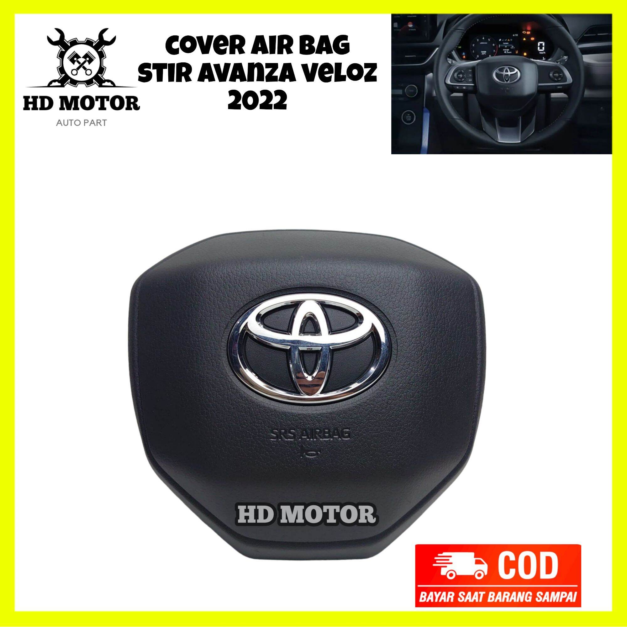 cover tutup stir Srs air bag AVANZA VELOZ 2022 tutup setir xenia 2022 tutup stir avanza veloz 2022 tutup klakson avanza veloz 2022 original Harga  140,000 Ringgit*Penghantaran Percuma