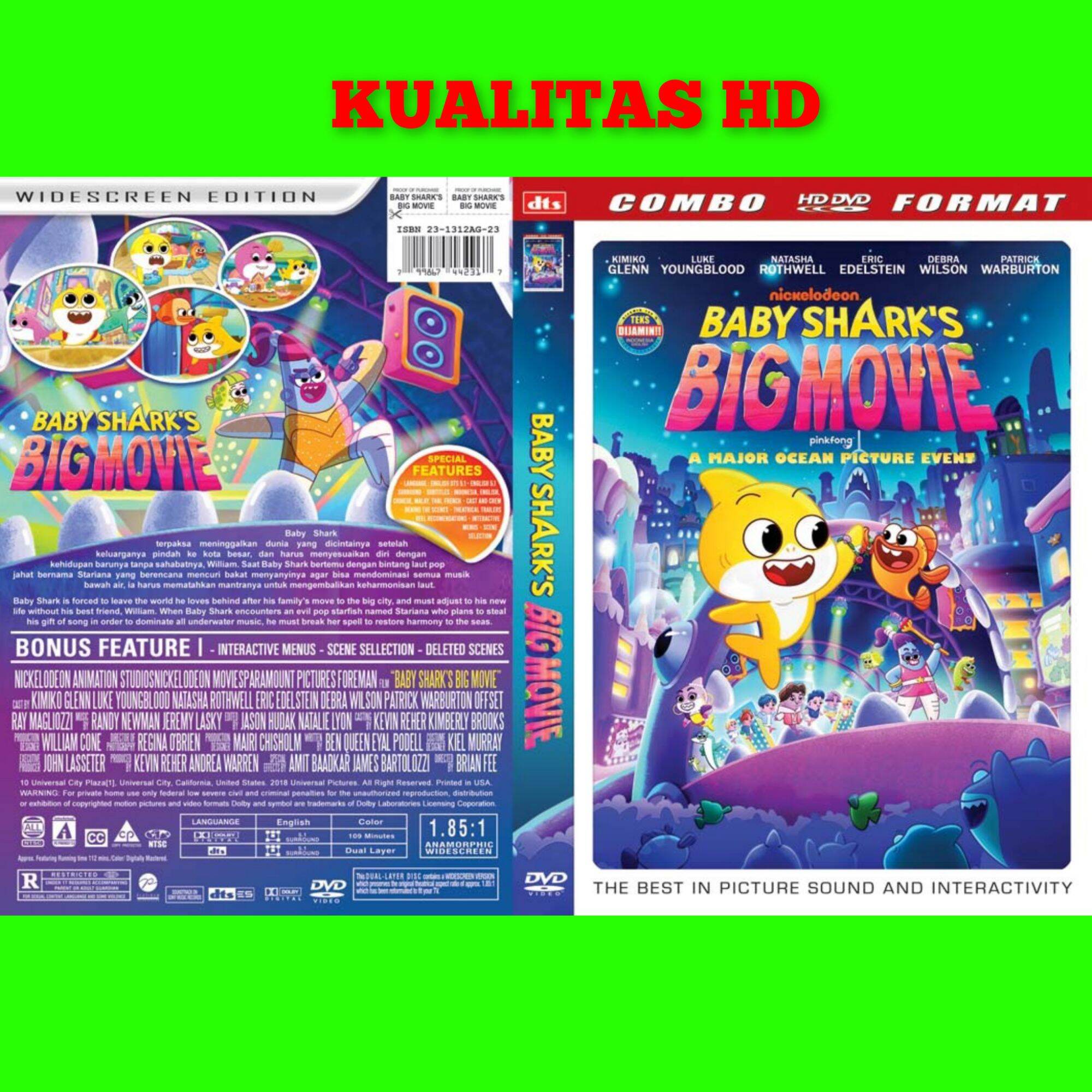 KASET FILM KARTUN ANIMASI BABY SHARK S BIG MOVIE 2023 Lazada