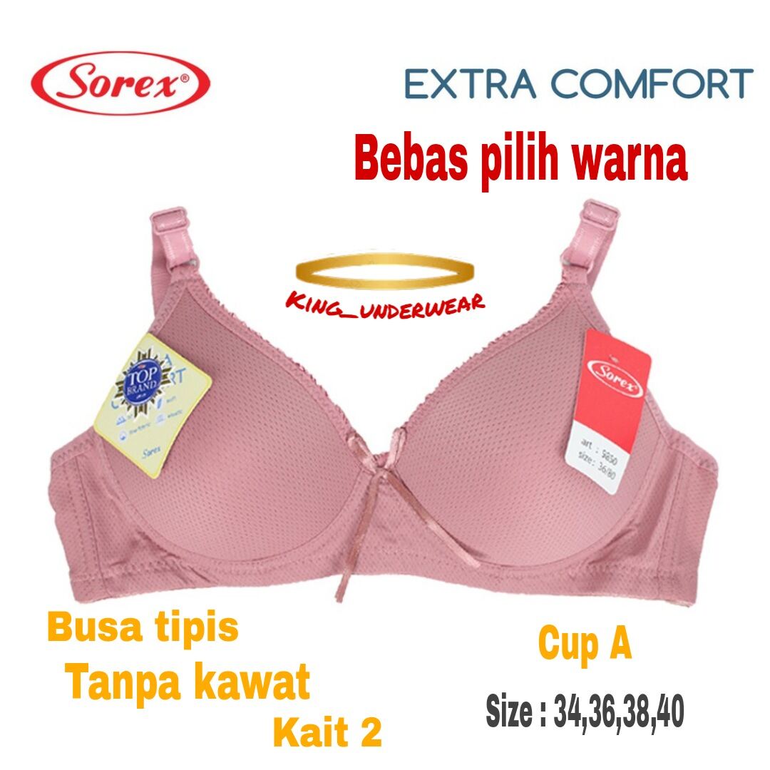 Sorex - Bra Sorex Tanpa Kawat BH Sorex Super Soft Art 17227 BEBAS PILIH  WARNA