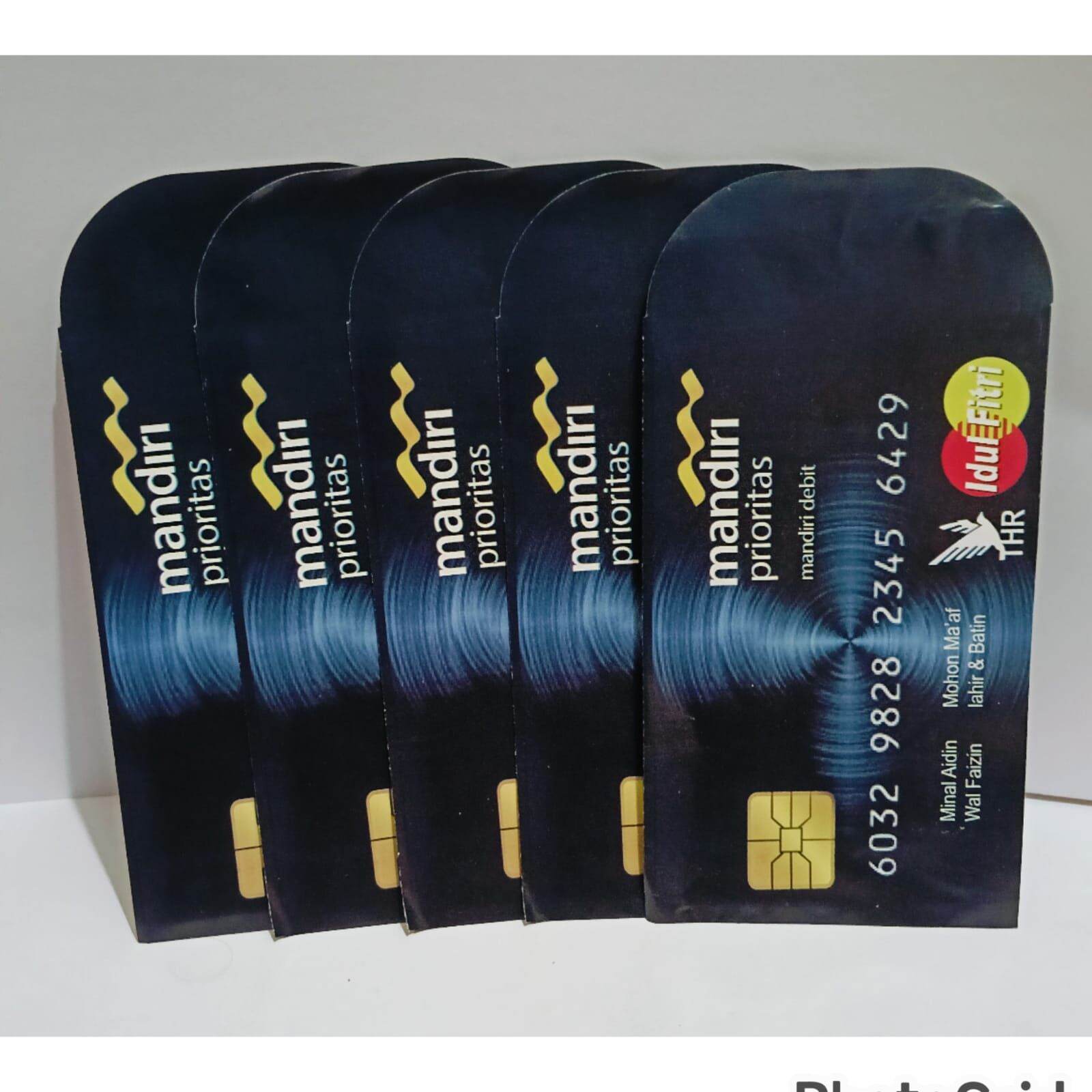 NEW AMPLOP LEBARAN ATM HITAM MIX 100PCS 2025