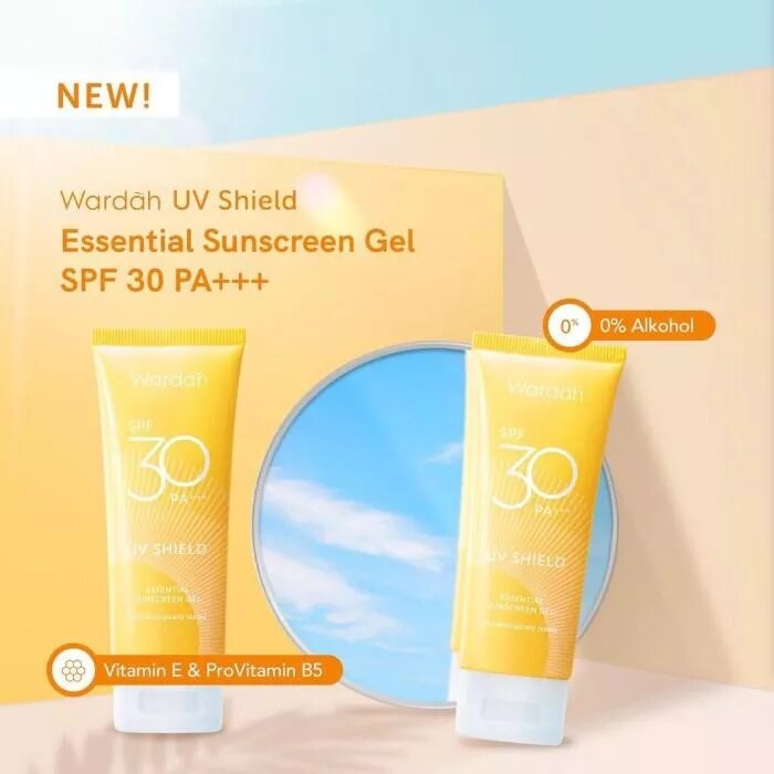 Lazada Indonesia - Wardah UV Shield Essential Sunscreen Gel SPF 30 PA +++ 40 ml