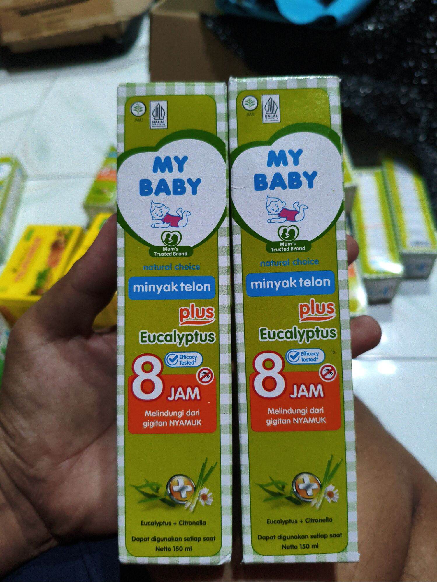 my baby minyak telon 150ml - isi 2