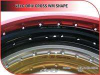 Velg Cross 28Hole 1SET Ring 16/19 Lebar 185/160Ring 18/21 Lebar 185/160