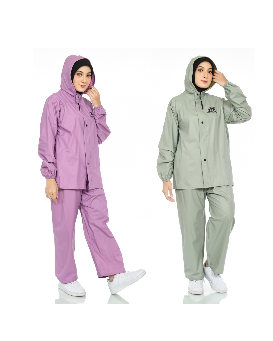 Monarki Premium Raincoat Suit Jacket Pants Comfortable to Wear Elastic Not Easy to Tear and Trendy Harga 78,600 rupiah*Gratis Ongkir