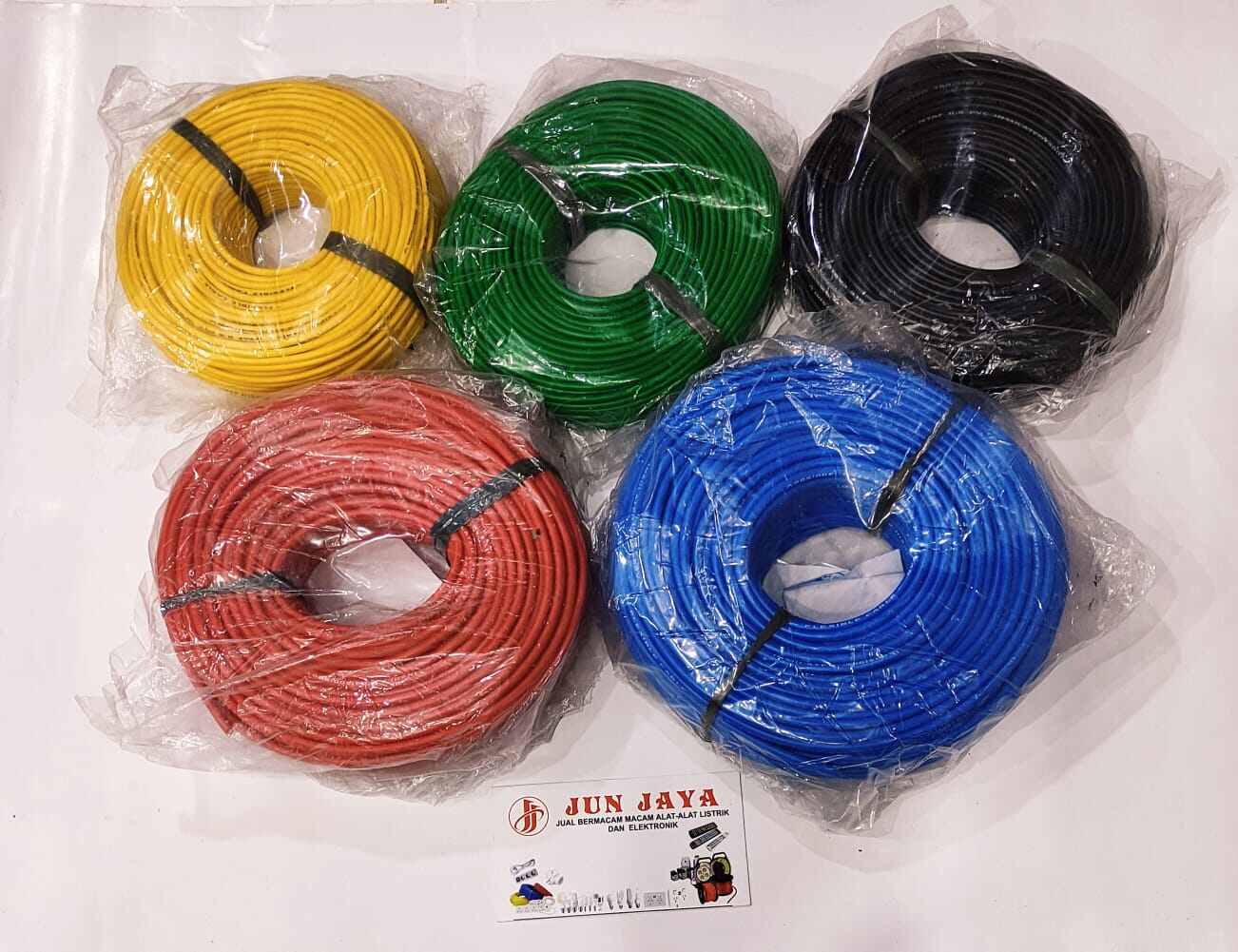 kabel serabut kecil 1x0.8mm EVOLUS NYAF 0.8 KABEL TUNGGAL SERABUT 50METER