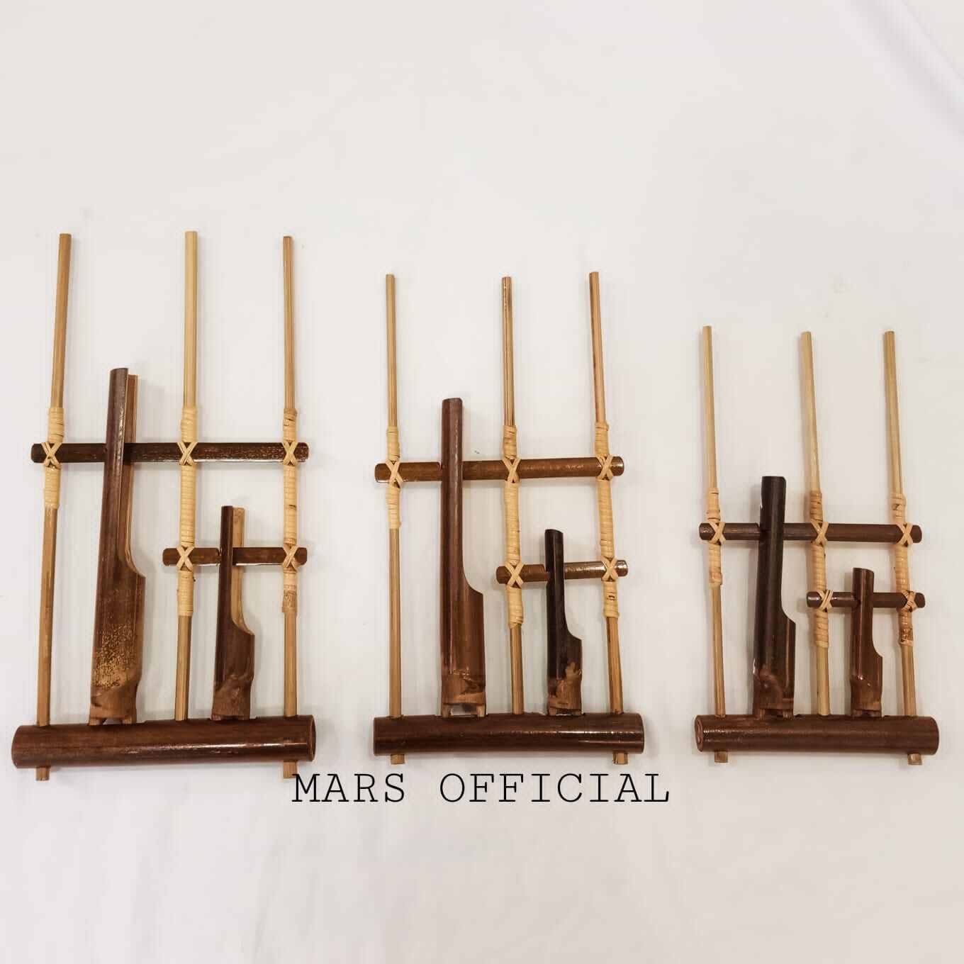 Angklung satuan bambu hitam