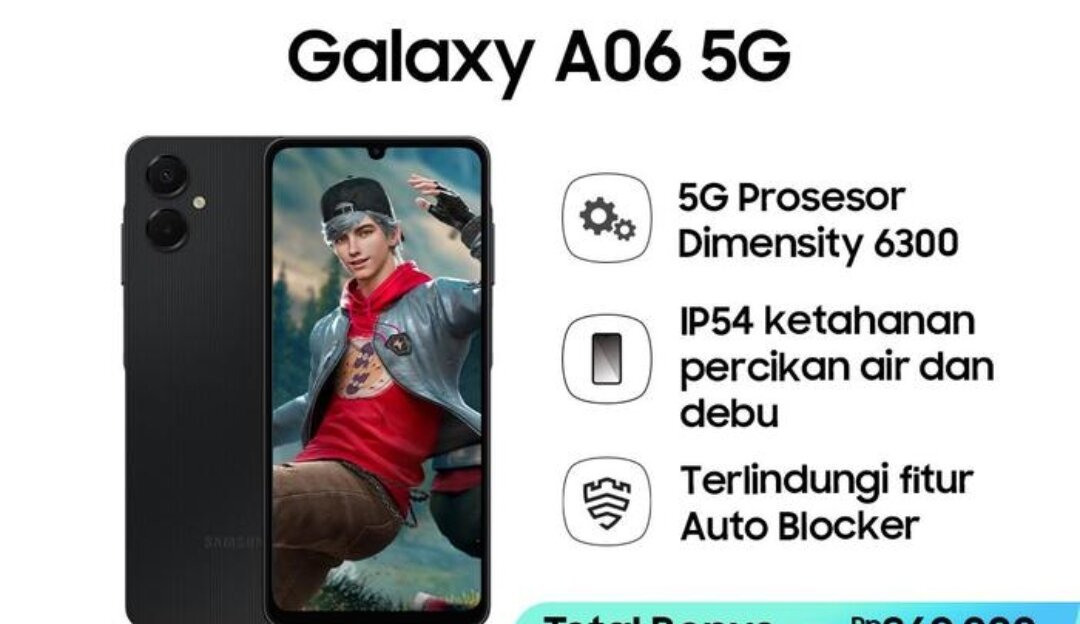 Samsung galaxy A06 5G ram 6/128 Harga 2,200,000 rupiah*Gratis Ongkir