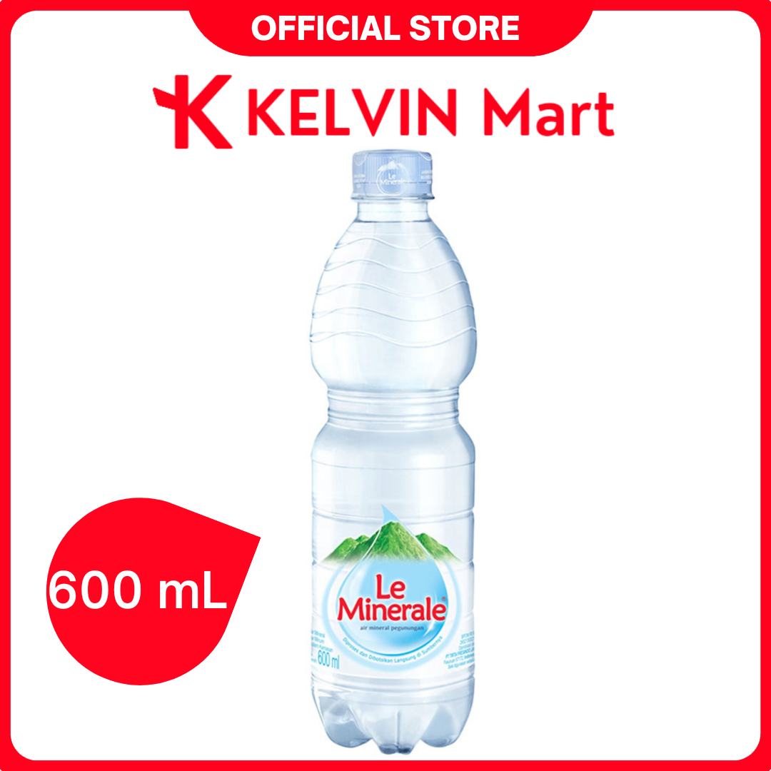 Air Minum Le Minerale Botol 600mL | KELVIN Mart | Lazada Indonesia