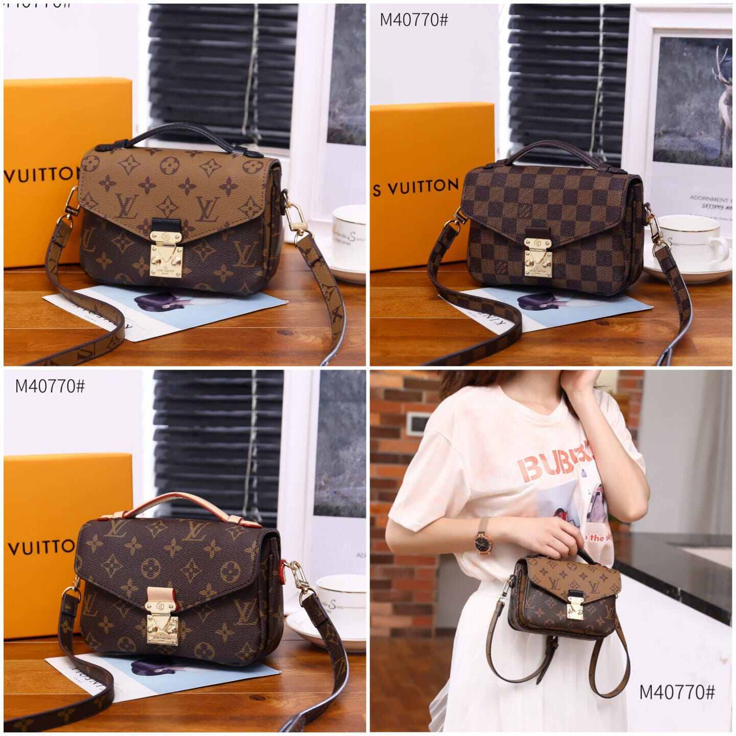 Jual Tas Louis Vuitton Metis BB mini size free box tas wanita