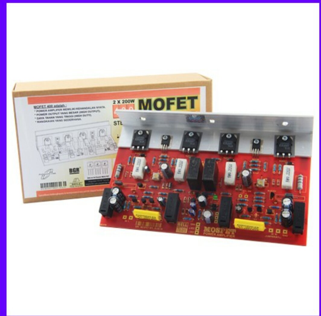 kit power amplifier stereo mofet 2x200 watt Lazada Indonesia
