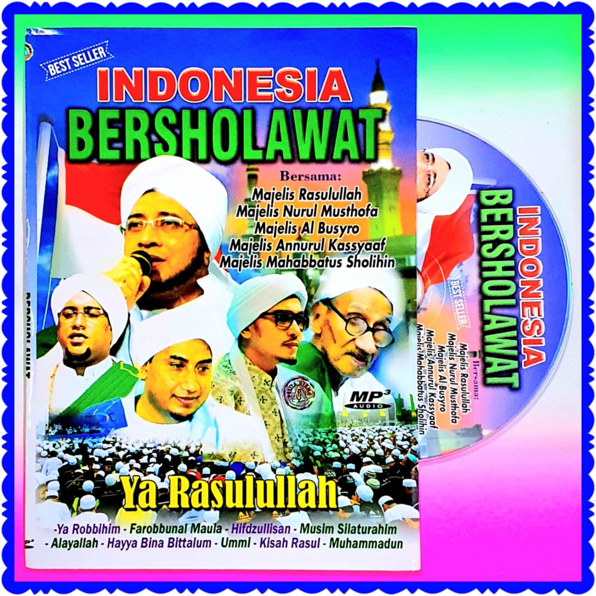 KASET CD MP3 INDONESIA BERSHOLAWAT BERSAMA MAJELIS RASULULLAH-LAGU ...