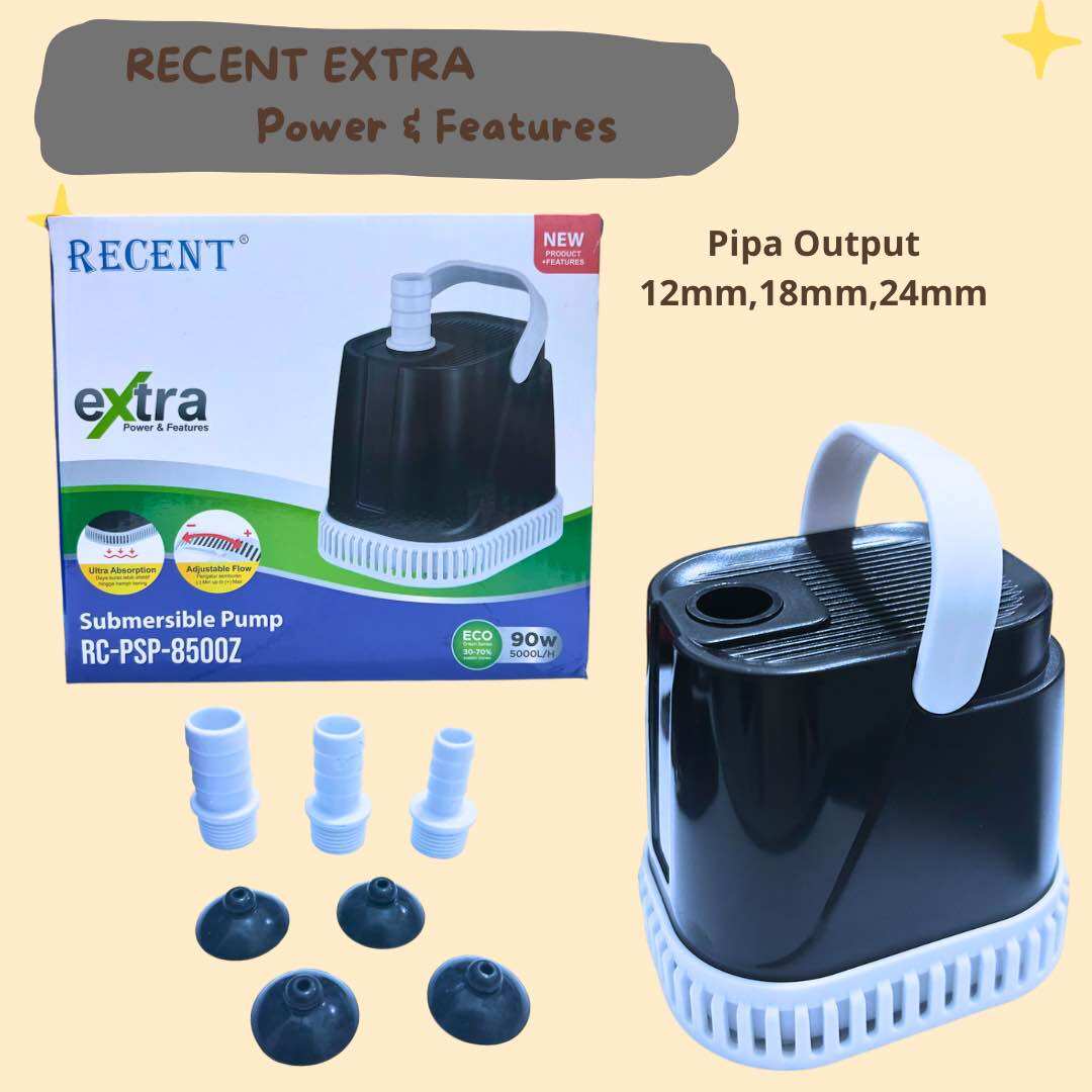 RECENT RC PSP 4500Z / 5500Z / 8500Z / 9500Z POMPA AQUARIUM SUBMERSIBLE PUMP EXTRA POWER FEATURES