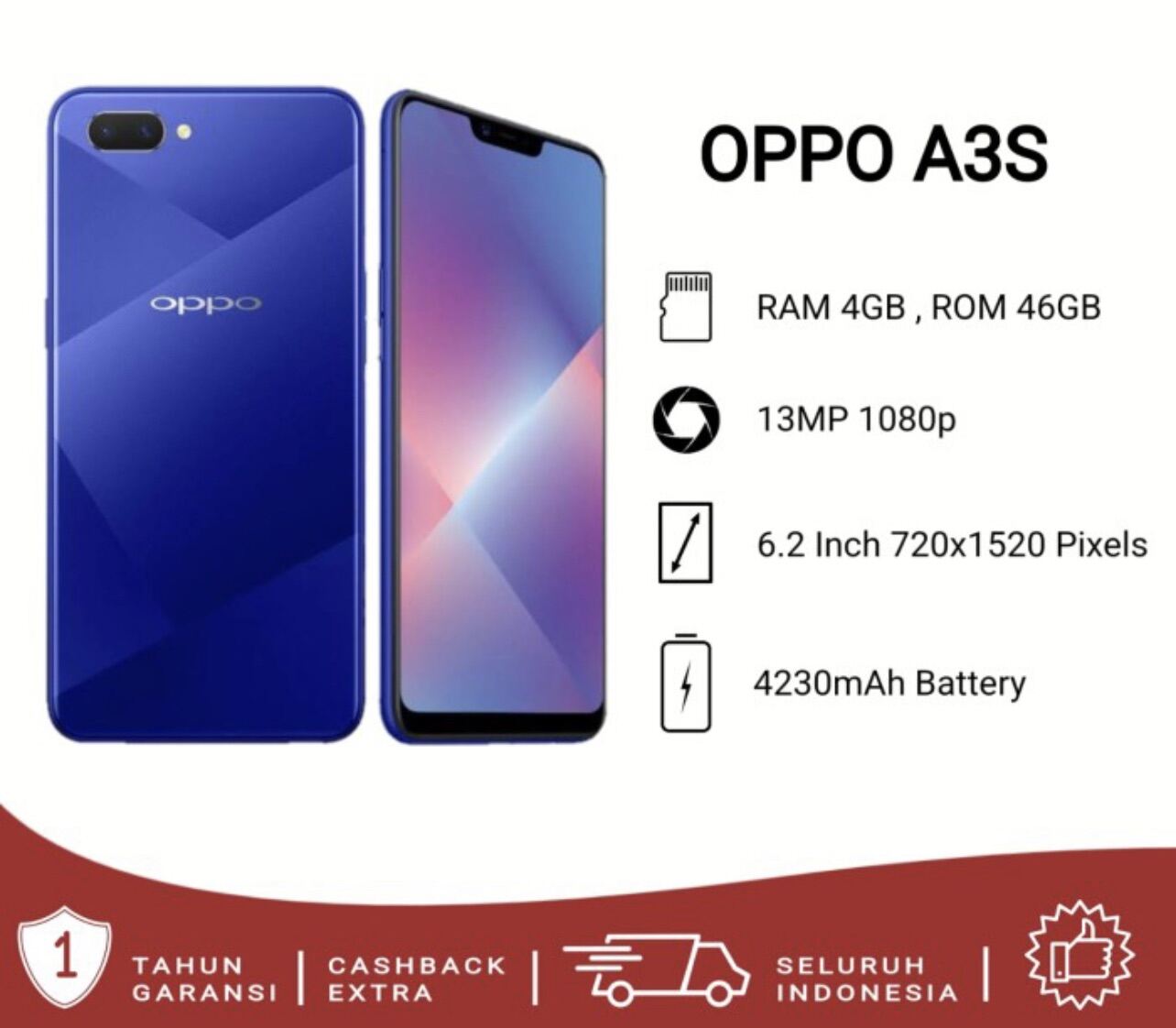 ram dan rom oppo a3s