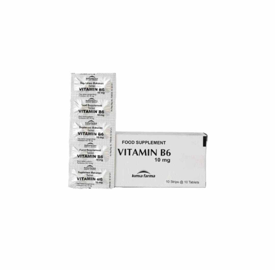 Vitamin B6 Kimia Farma 10 mg/Box | Lazada Indonesia