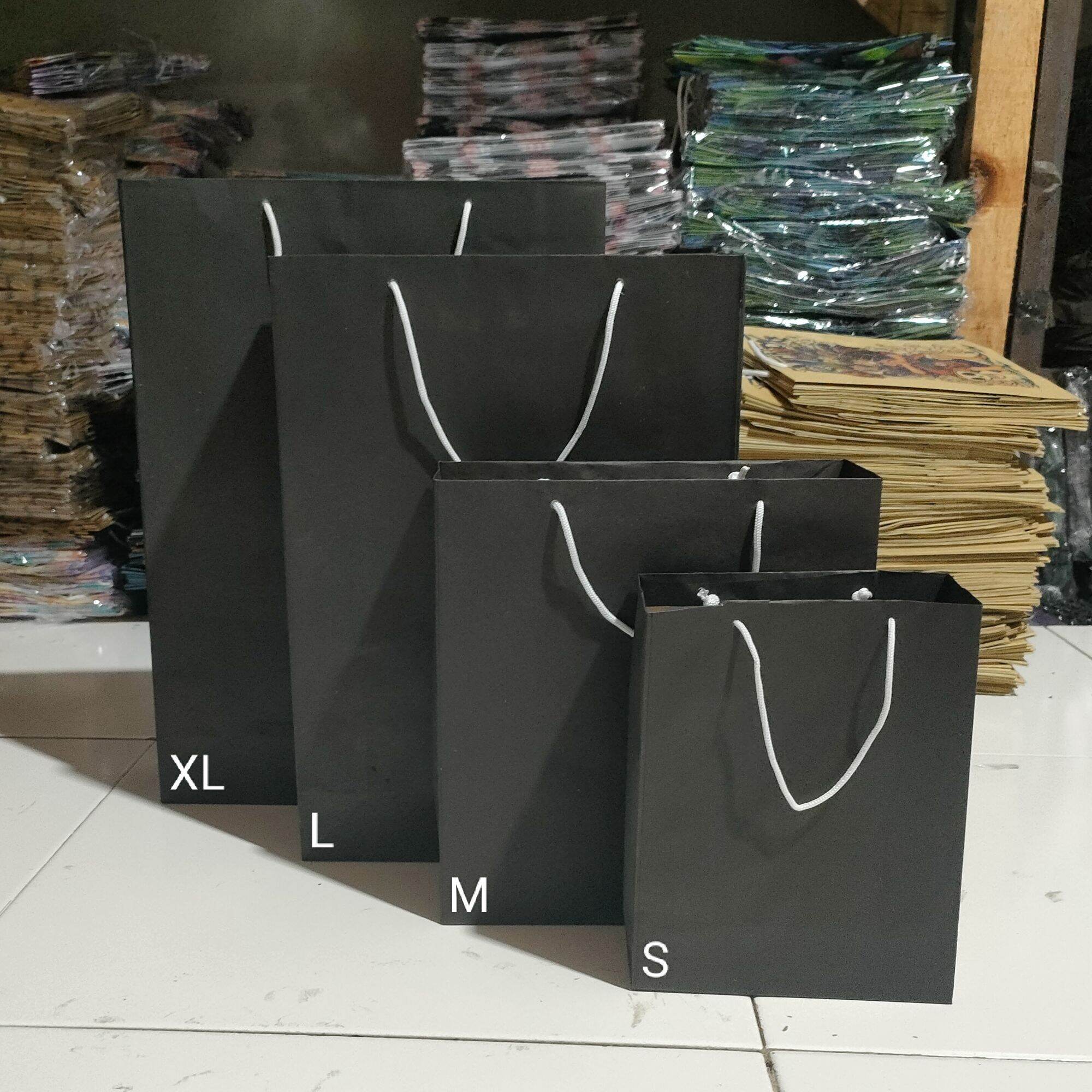 Paper Bag Batik Lusinan Isi 12 pcs Ukuran S-M-L-XL