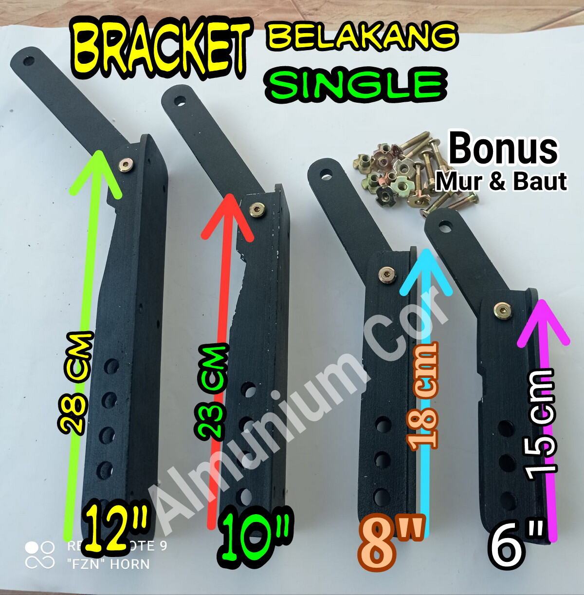 Bracket line hot sale array 6 inch