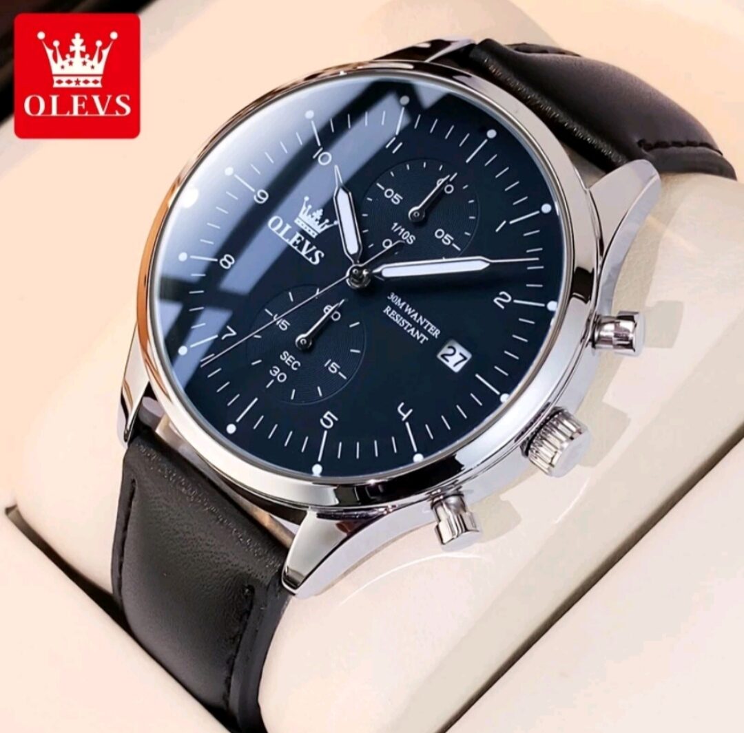 Olevs Jam Tangan Pria Original Anti air keren Harga 250,000 rupiah*Gratis Ongkir