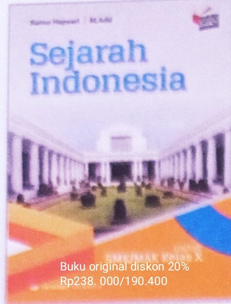 Sejarah Indonesia Kelas 10 Original Lazada Indonesia