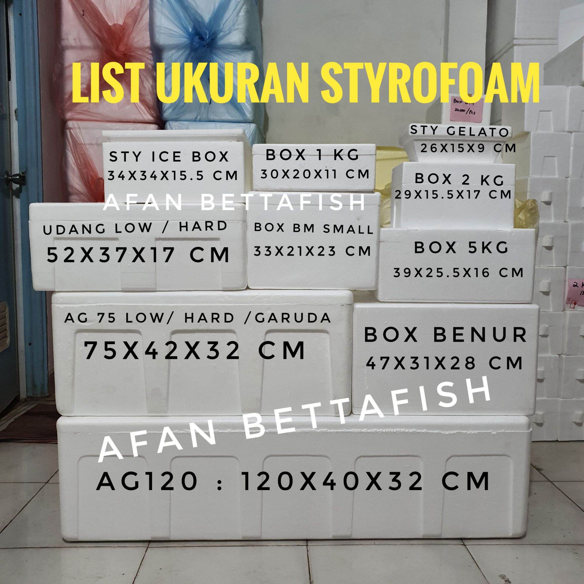 Styrofoam Box 2kg / Styrofoam Breeding / Frozen Food