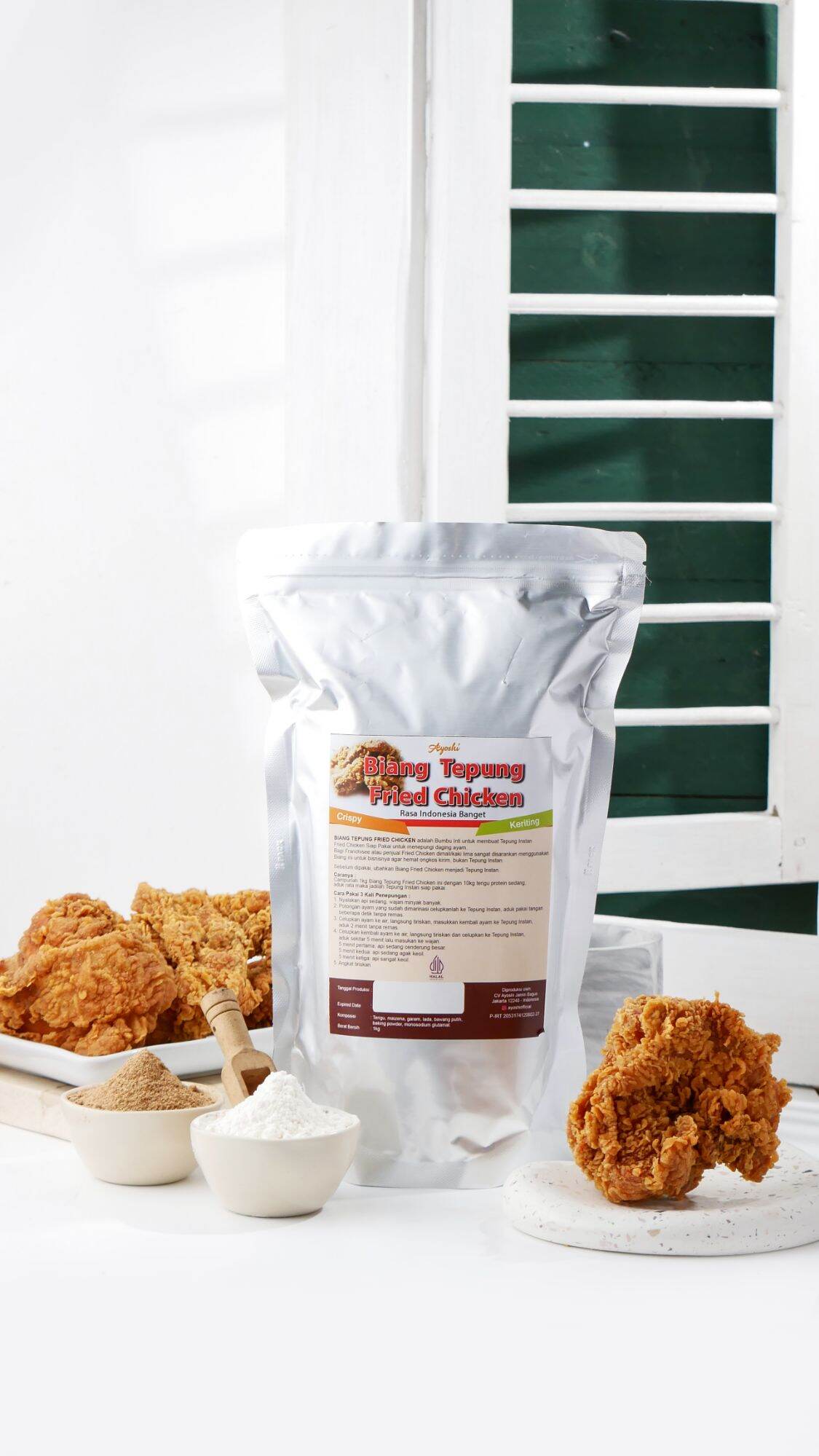 Biang Tepung Fried Chicken Kg Premix Bumbu Inti Ayam Crispy Keriting