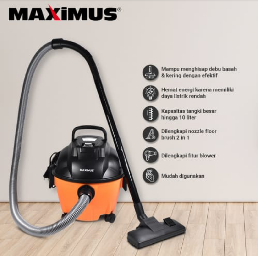 Vacum Cleaner Maximus Penghisap Debu Basah Kering Fungsi Blower L Watt Lazada Indonesia