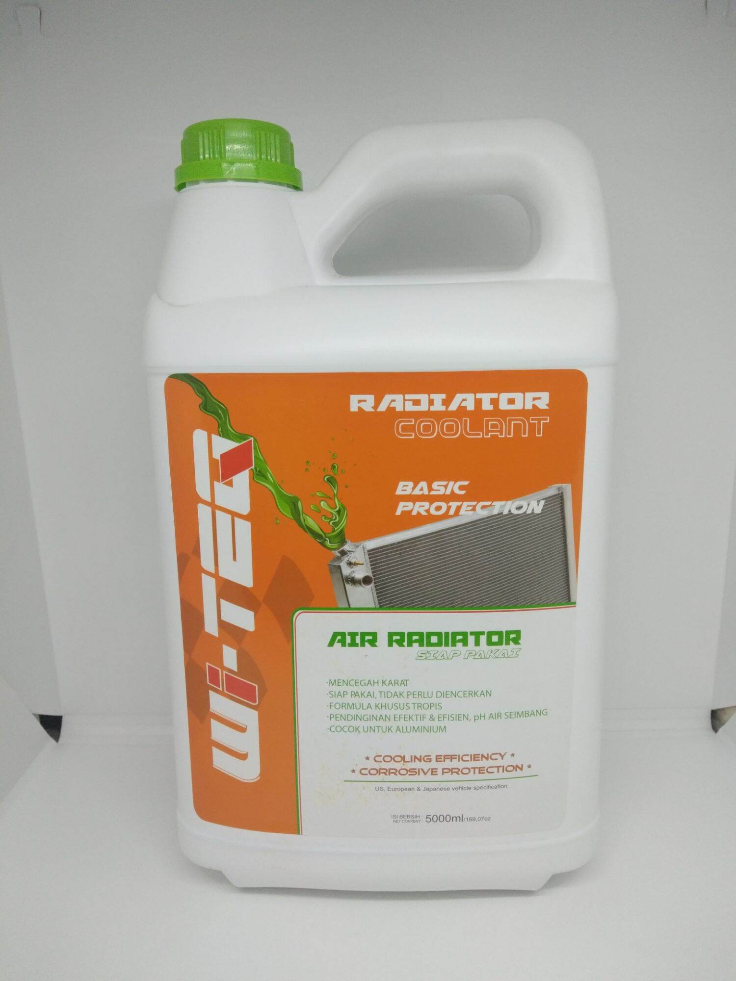 Air Radiator Coolant Galon Wi Teq Liter Warna Hijau Lazada Indonesia