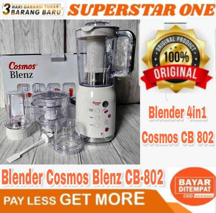 Set Blender Jus Cosmos Blenz CB-802 Blender Jus 4in1 Cosmos Blenz CB ...