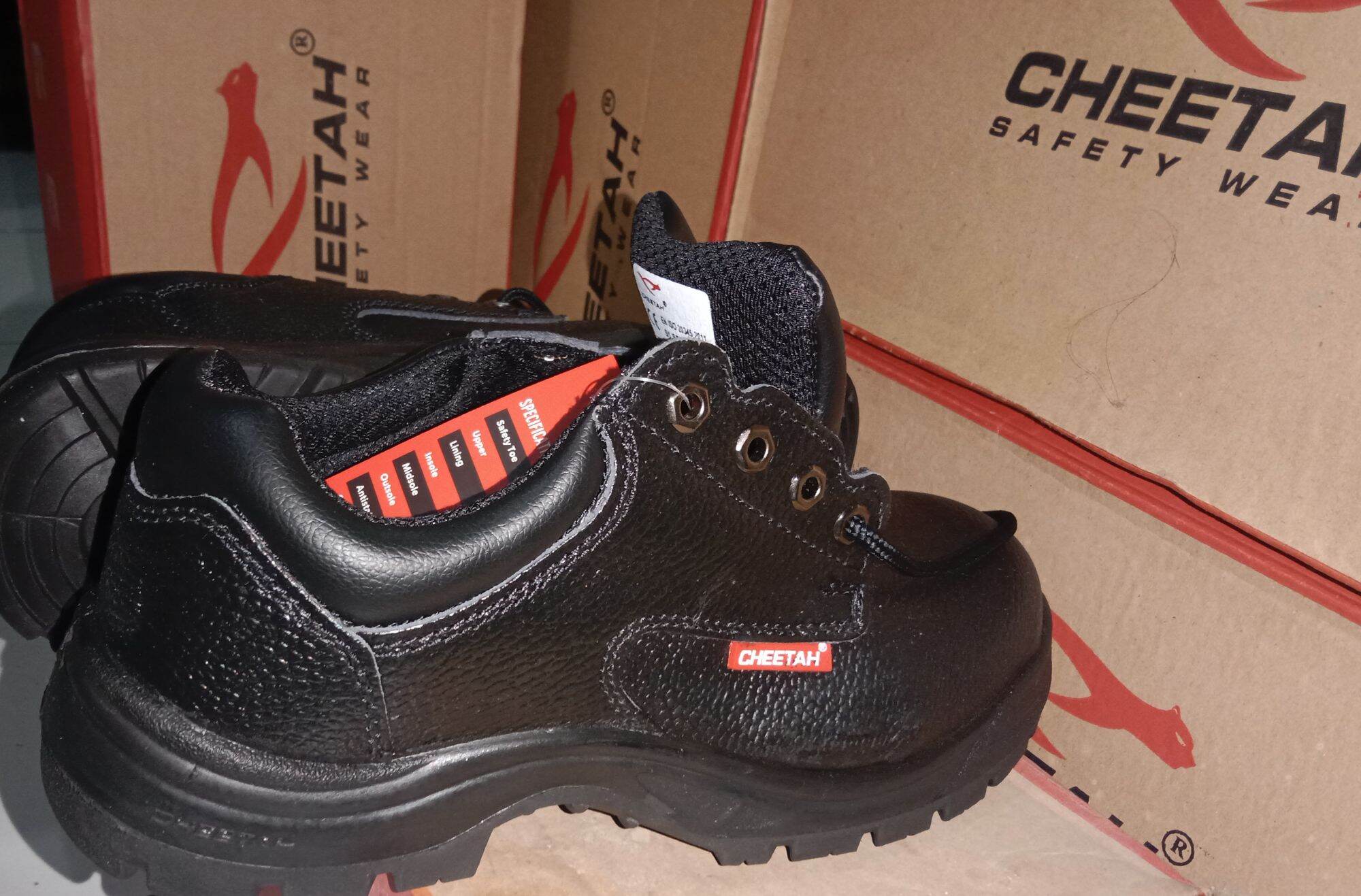 sepatu safety cheetah | Lazada Indonesia