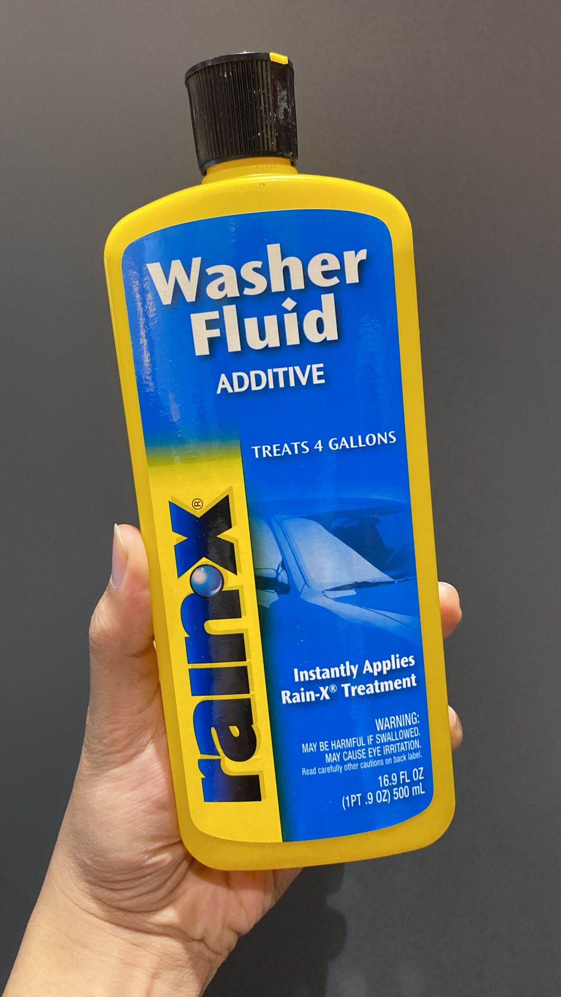 RAINX Windshield Washer Fluid Additive, 16.9-oz. RX11806D Case of 8 Bottles