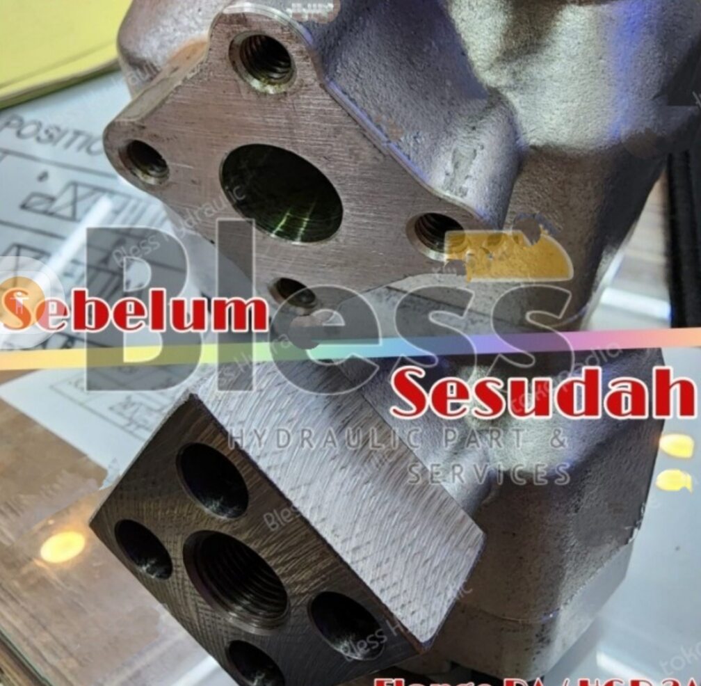 Flange for PA / HGP 2A Jaguar / Hydromax - 2 Flange (1set), dengan Baut L) Harga 320,000 rupiah*Gratis Ongkir