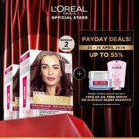 (PAKET HEMAT ISI 2) LOreal Paris Excellence Creme Triple Care Hair Color #4.26 Purple Brown (Cat / Pewarna Rambut Permanen)