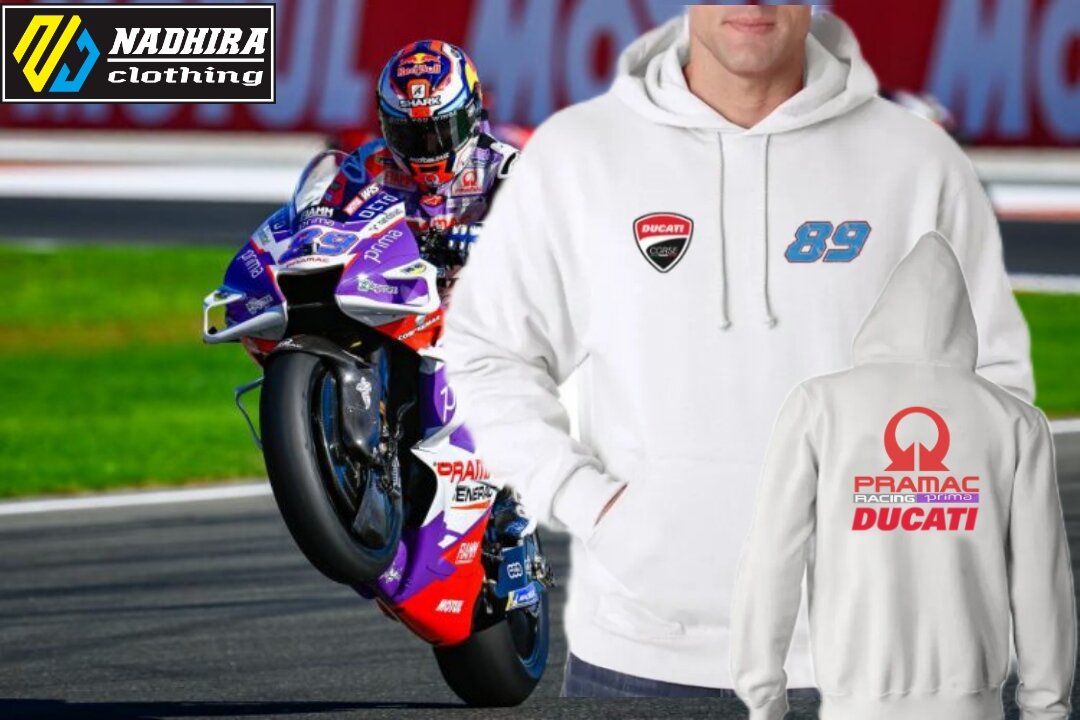 Pramac Felpa Sponsor Moto FELPA CON ZIP UFFICIALE PER DUCATI TEAM