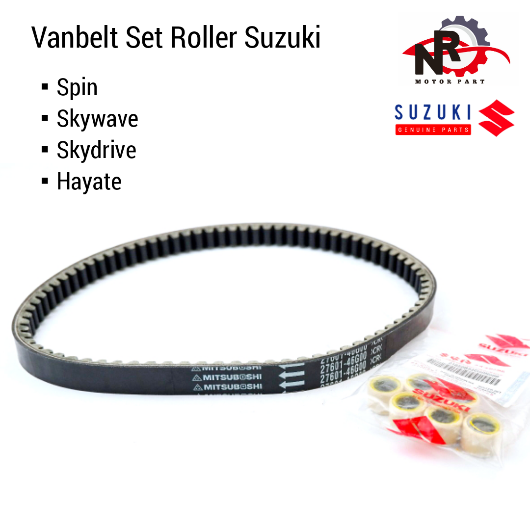 Vanbelt Set Roller Spin 125 Vbelt Set Roler Suzuki Nex Spin Hayate ...