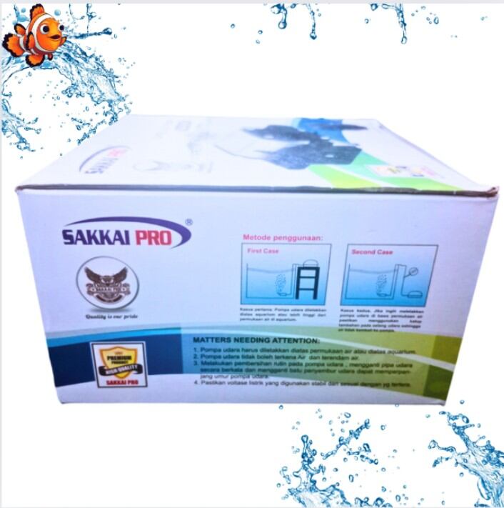 Mesin airpump aerator blower udara SAKKAI PRO AA 60