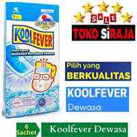 1 BOX KOOL FEVER DEWASA ISI 6 SACHET / KOOLFEVER DEWASA 1 BOK 6 LEMBAR PLESTER KOMPRES DEMAM DEWASA
