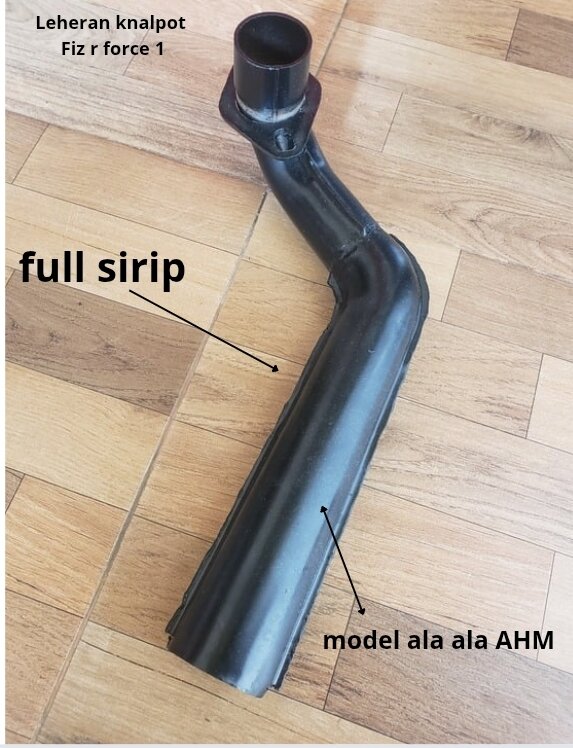 Fiz R Force 1 Exhaust Header Neck, Lots of Exhaust Headers for Fiz R Force 1 Harga 70,000 rupiah*Gratis Ongkir