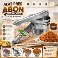 Alat Pres abon dan Pres Serbaguna Kentang Ubi abon Santa dll