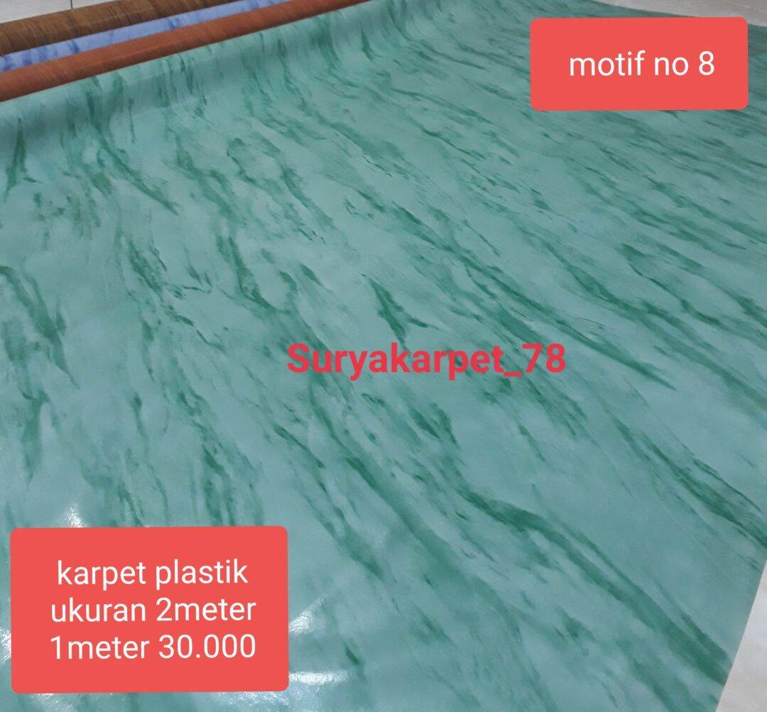 KARPET PLASTIK KARPET LANTAI VINYL PLASTIK LEBAR 2m PANJANG 20m TEBAL 0.35mm HARGA PER 1 ROLL