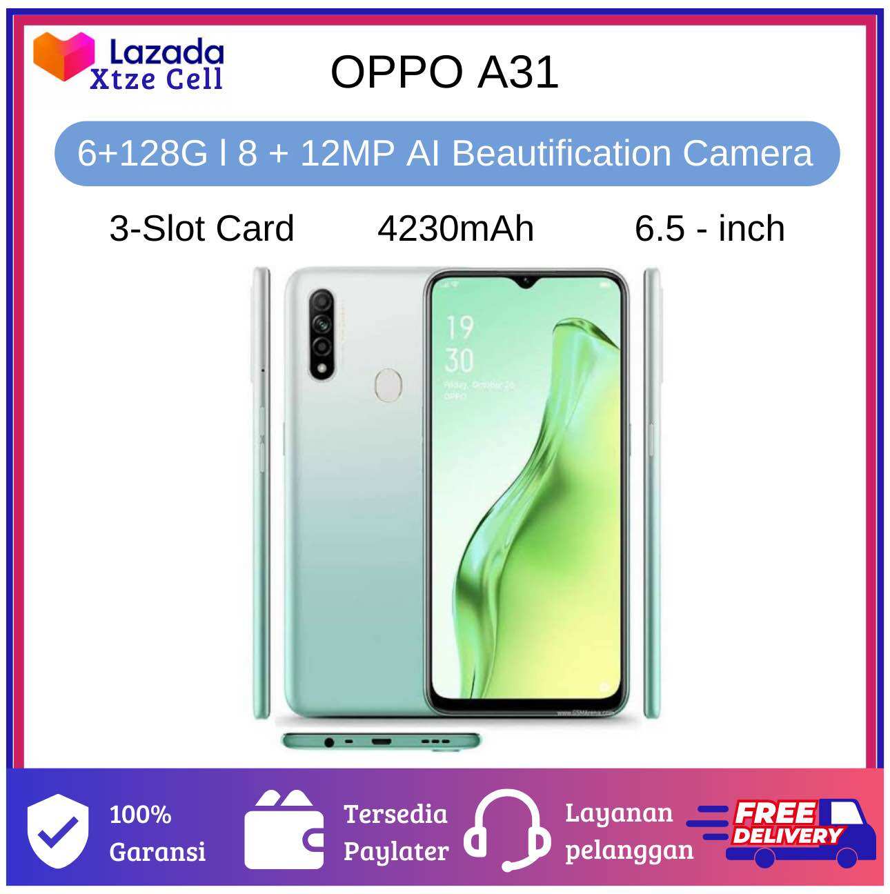 Smartphone A31 6/128GB-1 year warranty Harga 765,889 rupiah*Gratis Ongkir