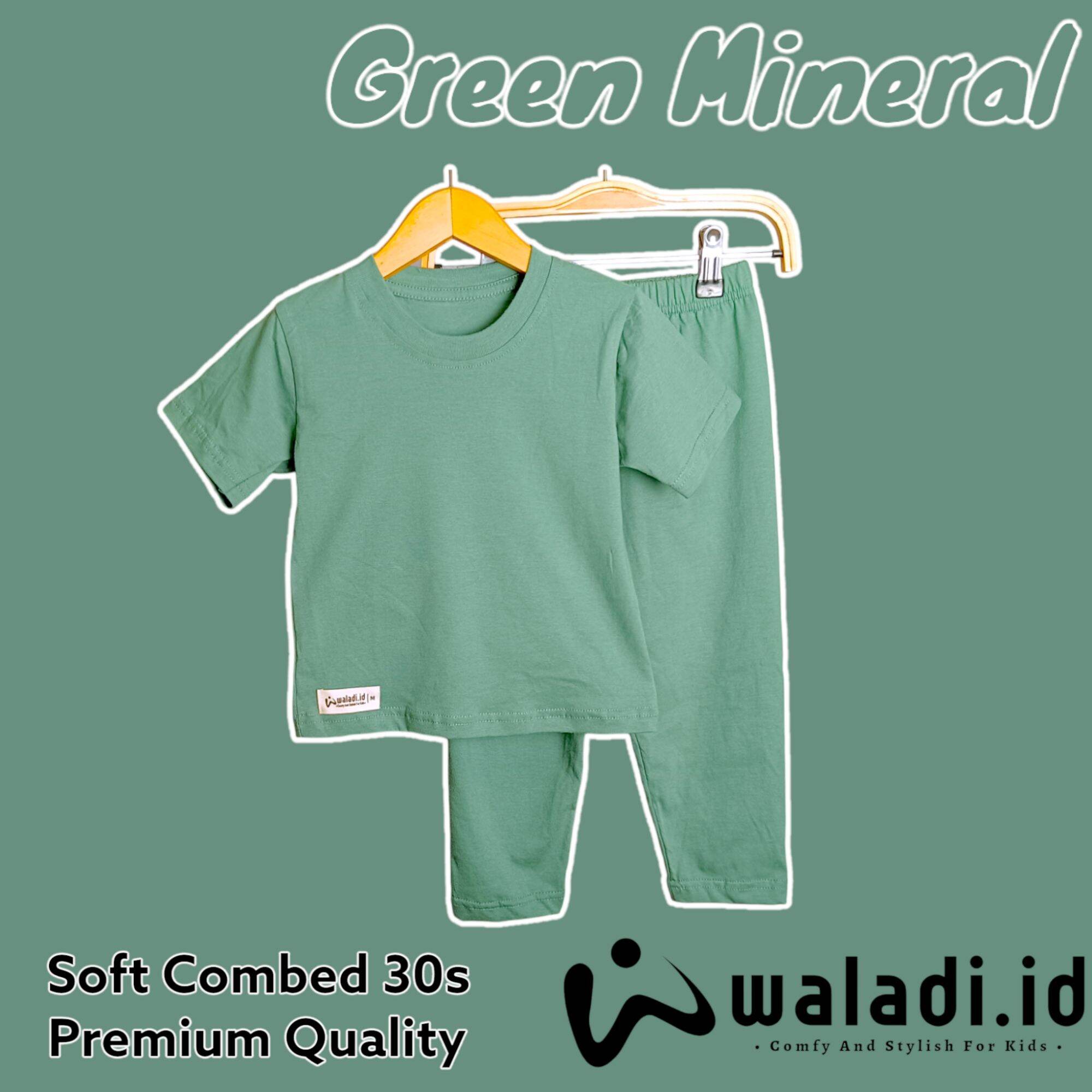 Bahan Combed 30s Mineral Green